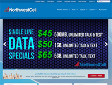 Tablet Screenshot of nwmcell.com
